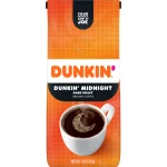 Dunkin Midnight Dark Roast Ground Coffee