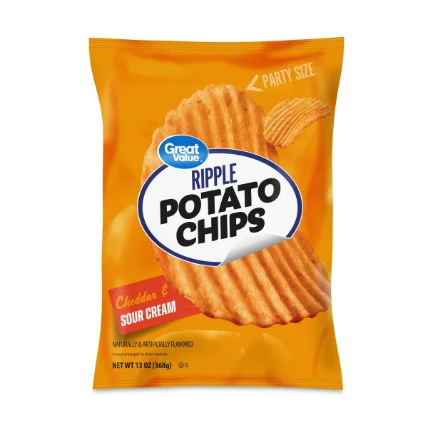 Ripple Potato Chips Cheddar & Sour Cream
