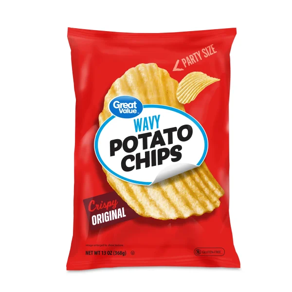 Wavy Potato Chips Crispy Original