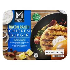 Bacon Ranch Chicken Burger