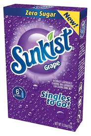 Sunkist Grape Singles